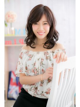 ミック ヘアアンドメイク アップ 駒込店(miq Hair&Make up) 大人エフォートレスセミディ