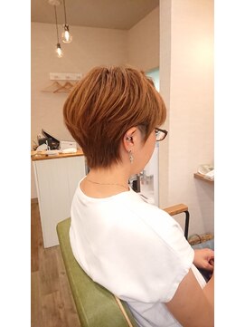 ミエル(miel) 【hair design miel】ツーブロックショート