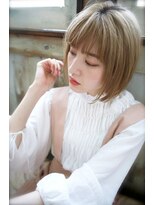 クレドガーデン 吉祥寺店(CRED GARDEN)&nbsp;くすみカラーオリーブベージュ×ナチュラルボブ/吉祥寺クレドs3