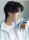 【aRietta大森】20代前下がりセンターパート×波巻きスパイラル