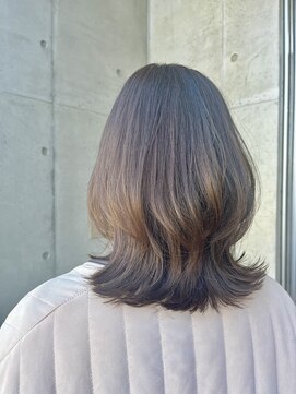 オーガニック ライフ 若葉 鶴ヶ島(organic+life) 20代30代大人可愛い小顔丸みボブウルフカット