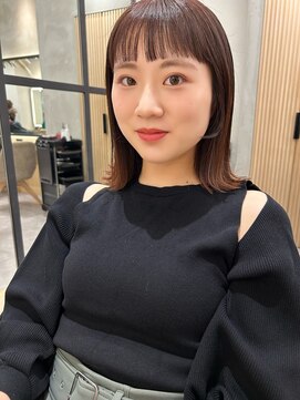 グロー 大宮(GLROW) オン眉　フルバング　ぷつっとボブ　haruhi　【大宮】