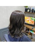 上品きれい美艶ふんわり透明感グレージュ【カミケン清明店】