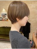 ショート/小顔ショート/ショートボブ/丸みショート/銀座有楽町