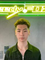 グリーディーフォックス 三軒茶屋(GreedyFOX)&nbsp;波巻き/マッシュパーマ/ウルフ/ハイライト<理容室>三軒茶屋