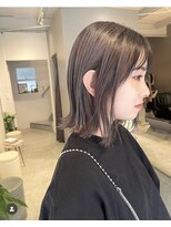 ソラス 緑地公園店(SOLAS) ロングボブｘバレイヤージュカラー