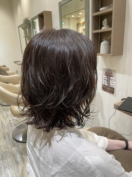 シーループユナイテッドアトリエ(C-LOOP UNITED ATELIER) レイヤーボブ×パーマ【大園】