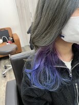 シェリールアミー(Cherir Amie)&nbsp;インナーグラデーション◎パープル×ブルー