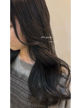 ルエラ(Luela) 透明感抜群オリーブグレージュ♪ #髪質改善#草津#艶髪#韓国