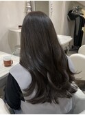 レイヤーカット×シアーグレージュ