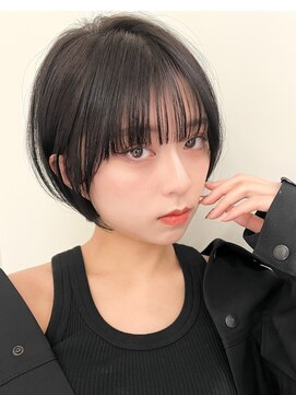 ネイロ バイ ジルブラン 葛西(NeiRo by JIL BLAN) ハイライト白髪ぼかしダブルカラーインナーカラーショートボブ