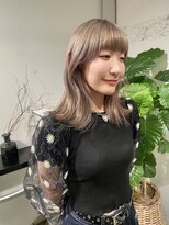 クリアーオブヘアー 栄南店(CLEAR of hair)&nbsp;ミルクティーベージュ/RIHO