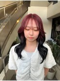 ブリーチなしダブルカラー×ルーツカラー