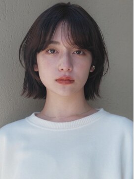 ガーデンヨコハマエスト(GARDEN YOKOHAMA est) ボブルフ　ネビージュ　小顔　レイヤー　シースルー　ワンレン