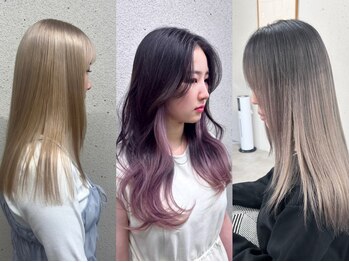 ヌークバイラヴェスト 四日市(neuk by lovest)の写真/インナーカラー/ハイライト/透明感あるカラーが人気◎似合せカラーをご提案*【四日市/学割U24】