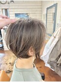 白髪ぼかしハイライト