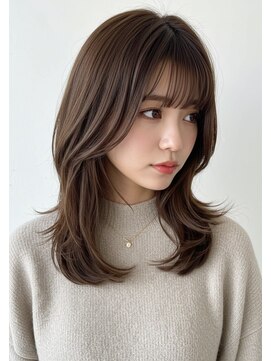 グルグル 本八幡店(GULGUL) ミディアム/顔周り/レイヤーカット/ハイライト/本八幡