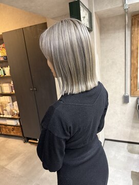 サニー 渋谷(SUNNY) バレイヤージュ、ハイライト、レイヤーカット、グレージュ