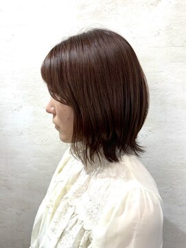 アンジェリカ(Angelica Total Beauty Lifestyle Design) くびれレイヤーカット ツヤ髪色持ち◎ブラウンカラー