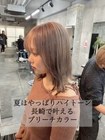 コワファースト長崎シャンプーボーイ 2nd(COIFF1RST 長崎 SHAMPOO BOY) 長崎ハイトーン ケアブリーチ 韓国 ミルクティーグレージュ