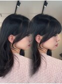 顔周りカット/小顔効果/韓国風