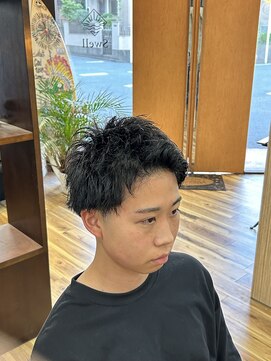 スウェル 千葉店(Swell) いなたいショート×テーパーフェード