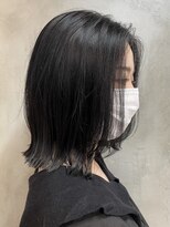 エリマ 調布(elima) 調布イルミナカラーミディアムボブベージュアッシュグレージュ