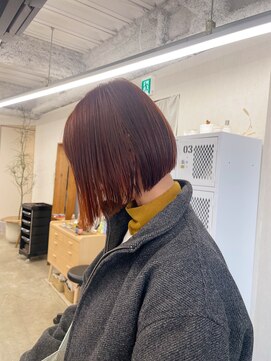 キジ(kiji) ミニボブ/ショートボブ/ボブ/赤髪〔久屋大通/丸の内/伏見/高岳〕