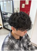 波巻きパーマ/メンズパーマ/簡単セット/セットが楽/柏