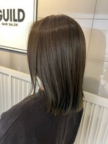 ギルド 清瀬店(GUILD)&nbsp;艶感オリーブブラウンのミディアム