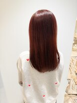 ニューヨークニューヨーク 阪急高槻店(NYNY)&nbsp;ブリーチなしワインレッド冬カラー新生活透明感艶髪