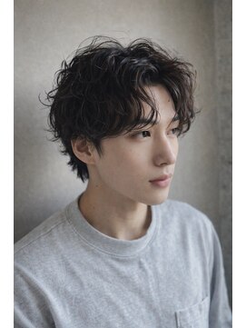 ユニカバイベル 御殿山店(unica by Belle) メンズセンターパートニュアンスパーマ