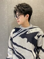 オーセンヘア(AUTHEN.HAIR)&nbsp;メンズセンターパートニュアンスパーマ【仙台】