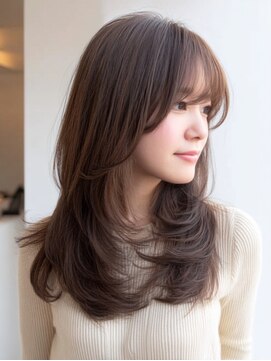 ダル 渋谷/表参道(DAL.) ハッシュカットバタフライカット顔回りカットカーテンバング