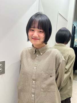 ココ 西葛西南口店(COコ) ボブウルフレイヤーボブくびれボブ顔周りレイヤーボブ黒髪西葛西