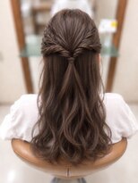 美容室サラサ 山鼻店&nbsp;ツイストハーフアップ