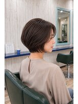 ルートヘア 辻堂店 大人くびれショートボブ丸みレイヤー