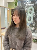 エイトヘアー(8 HAIR) オリーブグレージュ オリーブグレー ブリーチなしダブルカラー