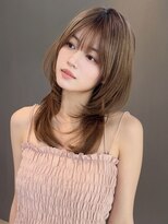 ロンドソル 四日市(Lond Sol)&nbsp;【佐京】ハッシュカット　レイヤーカット　ミルクティー　美髪