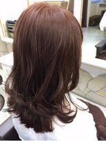 ナナナ パレナ 大津膳所店(nanana parena)&nbsp;before→after 液晶乳化カラー　YUKARI