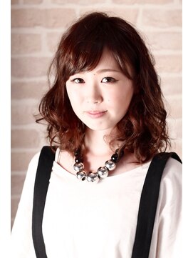 レイフィールド 江南店 シフォンカールボブ