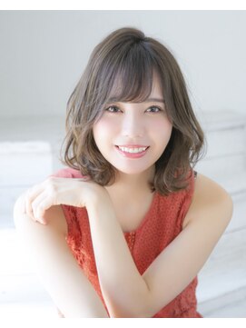  【Lond avenir本田奈穂美】柔らかお洒落ウェーブセミディ