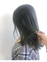 ヘアメイク オブジェ(hair make objet) オリーブカラー コリアンスタイル 韓国スタイル