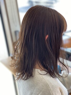 ヘアーメイク グロー(hair make grow) ミディアムBOB／グレージュ