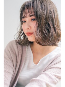 ロンド ルージュ 銀座店(Lond rouge) ゆるふわボブ　シースルーバング