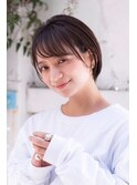 mowen 南堀江ウェットスタイリング×くびれショート×大人可愛い