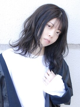 ニューヨークニューヨーク 大久保店(NYNY) 黒髪伸ばしかけボブスタイル