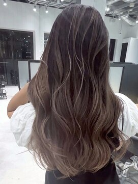 アイティーバイアルバム 下北沢店(IT by ALBUM) ハイライト_グレージュカラーボブウルフココアベージュ_ba409132