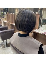 ユキオ オブ ヘアー(YUKIO of Hair) 20代30代40代ミニボブピンクアッシュ透明感小顔ブリーチなし