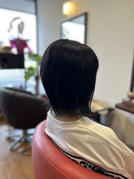 ヘアモード 美結(hair-mode) ティーンズ/パッツンボブ／外ハネボブ